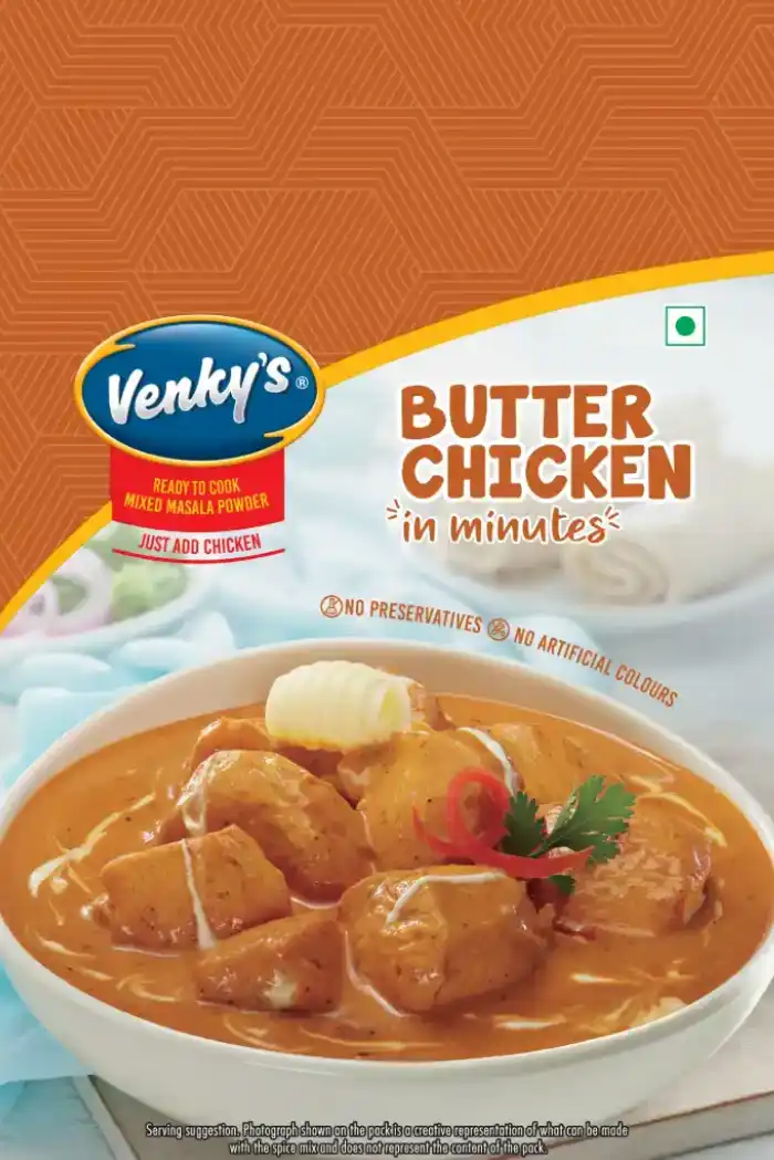 Venky's Spices Butter Chicken back pack image