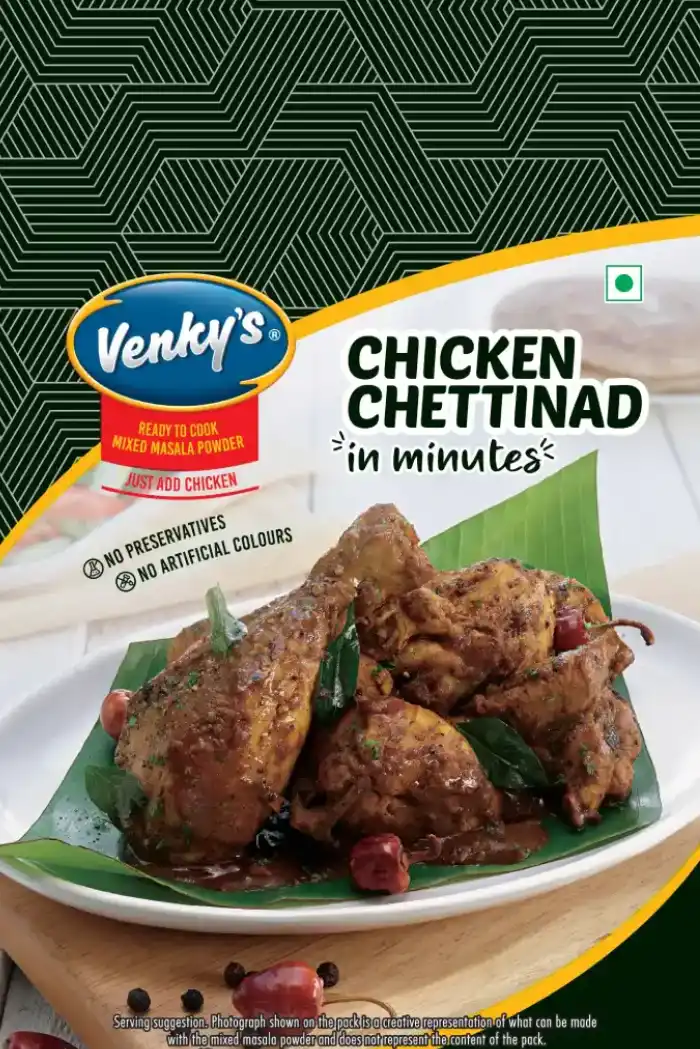 Venky's Spices Chicken Chettinad back pack image