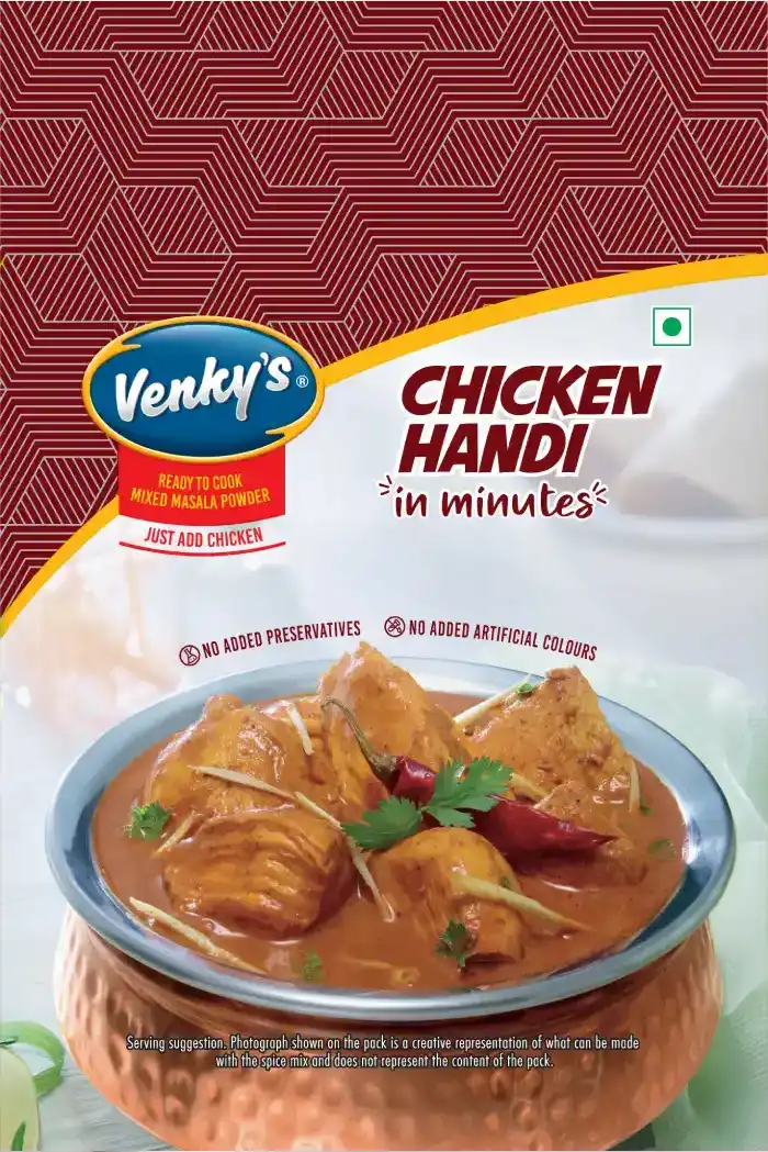 Venky's Spices Chicken Handi back pack image