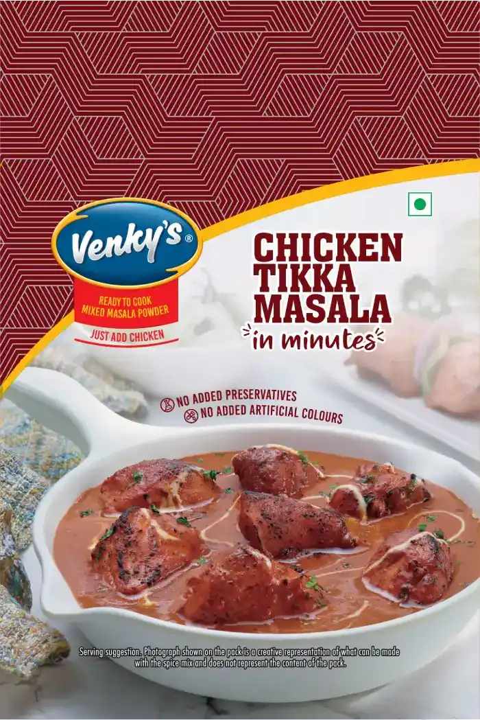 Venky's Spices Chicken Tikka Masala back pack image