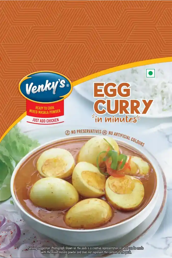 Venky's Spices Egg Curry back pack image