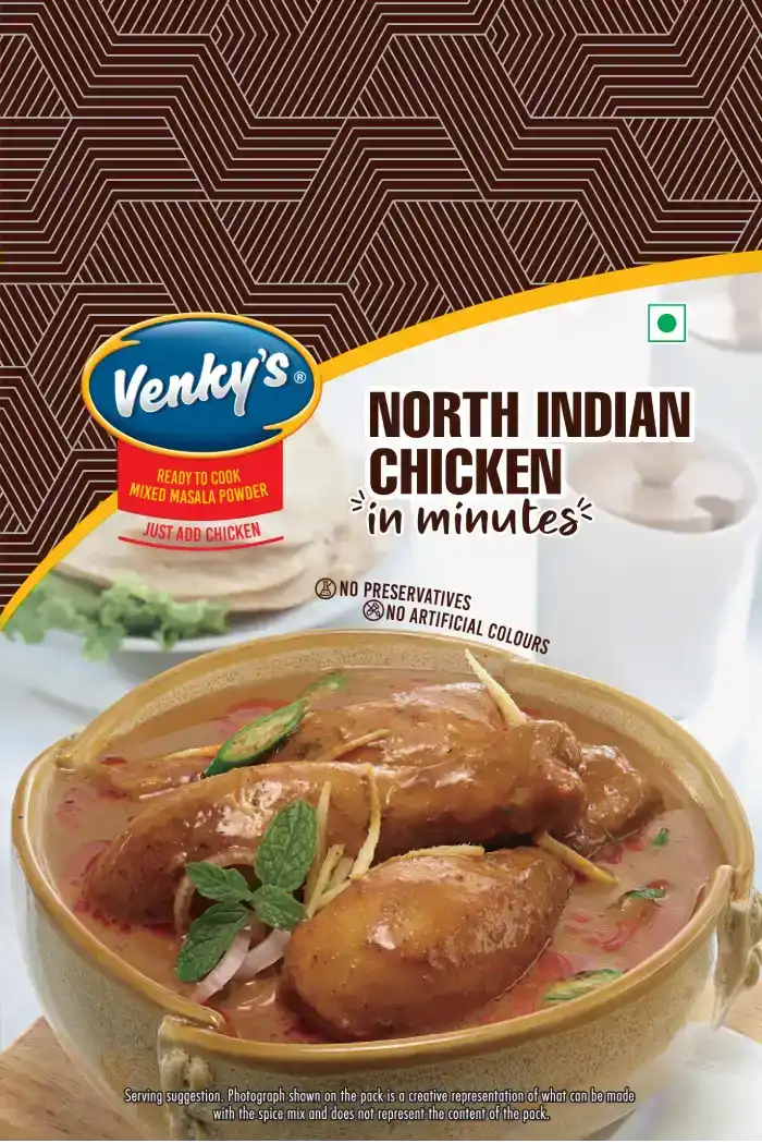 Venky's Spices North Indian Chicken back pack image